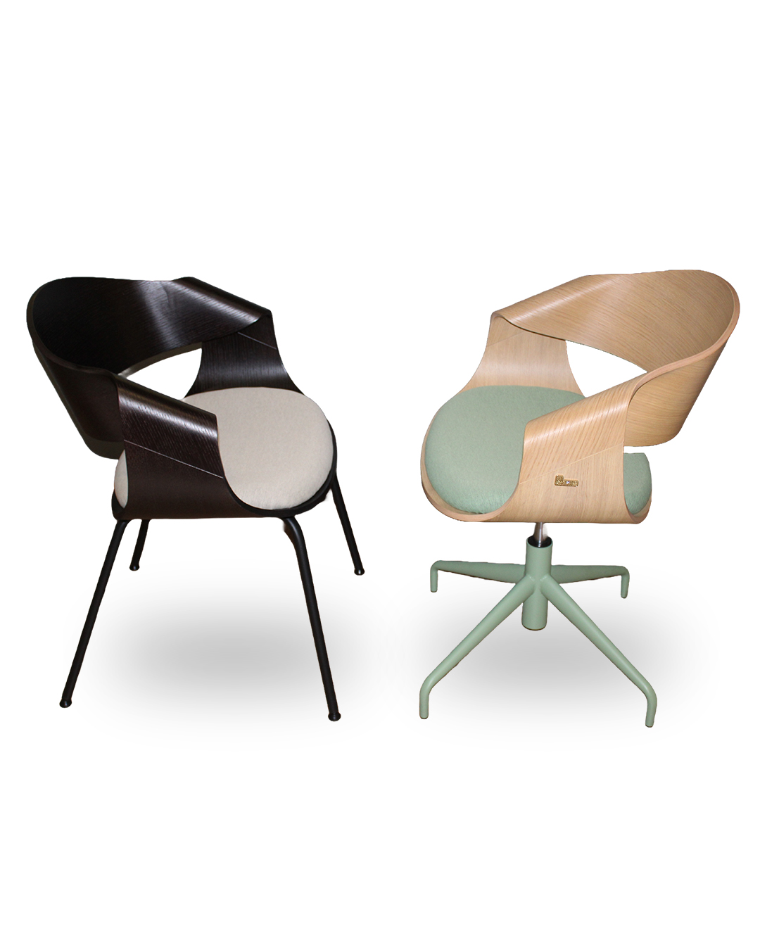 assise boheme coque en bois clair courbé assise boheme coque en bois clair courbé