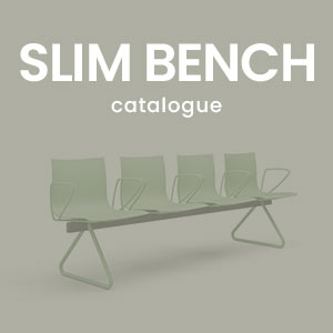 Slim Bench Contract Collection Moving Chairs
