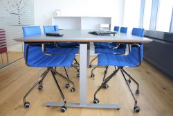 ufficio moderno sedie colore blu Slim Moving